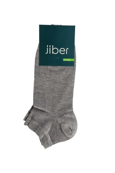 Jiber Erkek Bambu Patik Likralı Çorap 6750 - 6 Adet  Saks Mavi 40-44 - Resim 11