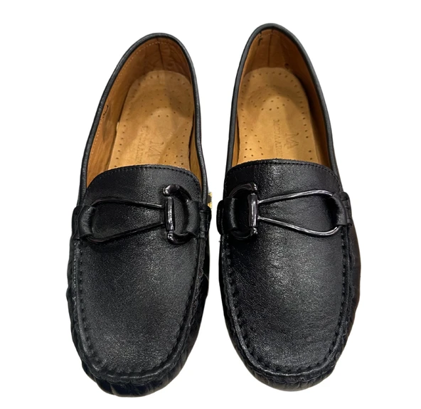 Solly MA E25 HaKiki Deri Kadın Babet - Resim 4