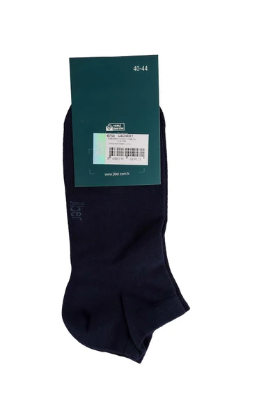 Jiber Erkek Bambu Patik Likralı Çorap 6750 - 12 Adet  Koyu Lacivert 40-44 - Resim 3