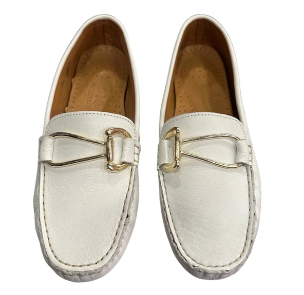 Solly MA E25 HaKiki Deri Kadın Babet - Resim 2