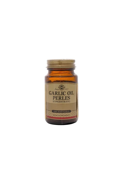 Solgar Garlic Oil 100 Softjel ürün görseli