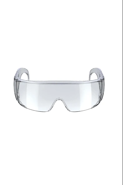 Gözlük Üstü Antifog Buğulanmaz Laboratuvar Şeffaf İş güvenlik Gözlüğü CE - 4