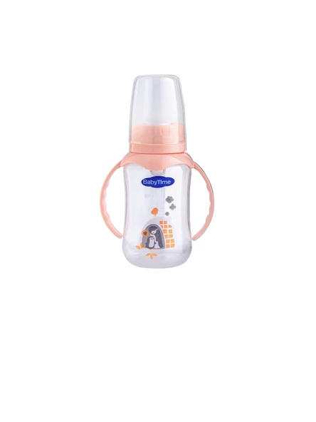 PP KULPLU SİLİKON KİRAZ UÇLU BİBERON (150 ml.)