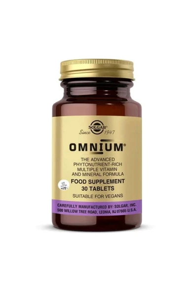Solgar Omnium 30 Tablet ürün görseli