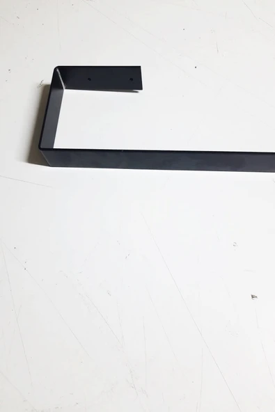 Mat Siyah Metal Kağıt Havlu Askısı - Mutfak Banyo Havlu Tutacağı Askısı Vida veya Yapıştırmalı - Resim 4
