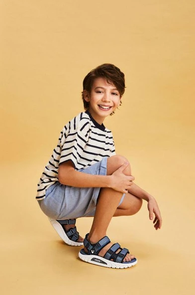 Vicco Cube Çocuk Cırtlı Hafif Esnek Sandalet - 3