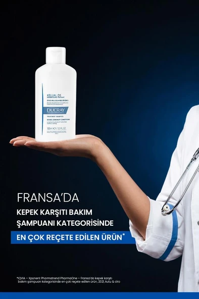 DUCRAY Kelual DS Şampuan İnatçı ve Şiddetli Kepek Şampuan 100ml - Resim 5