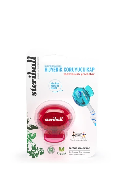 Steriball Diş Fırçası için Koruyucu Hijyenik Kap