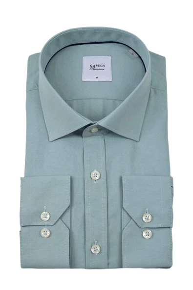 Erkek Klasik Armürlü  Uzun Kol Gömlek 33704 BGL-ST04394 - Resim 10