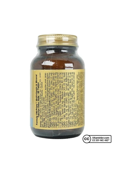 Solgar Vm-Prime 50+ 60 Tablet - Resim 3