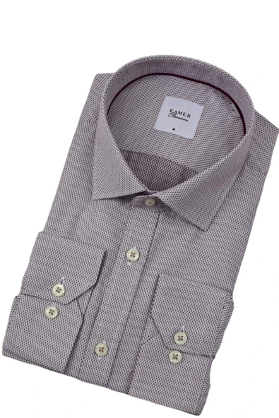 Erkek Klasik Petek Dokulu Uzun Kol Gömlek 3597 BGL-ST04401 ürün görseli