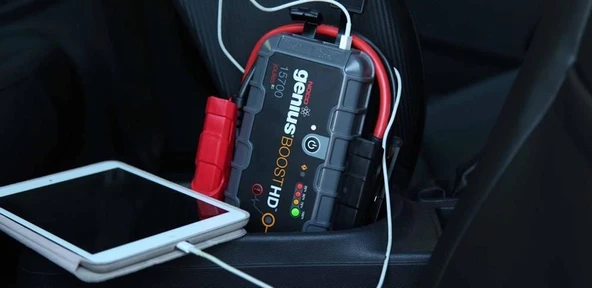 NOCO Genius GB70 12V 2000Amp Ultrasafe Lityum Akü Takviye + Powerbank + Led Lamba - 2