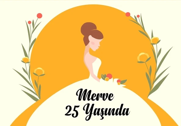 Geelinlik Temalı Doğum Günü Afişi 100X150 cm ürün görseli 1