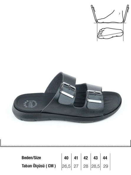 Gezer 14377 Erkek Ortopedik Günlük Terlik - 2