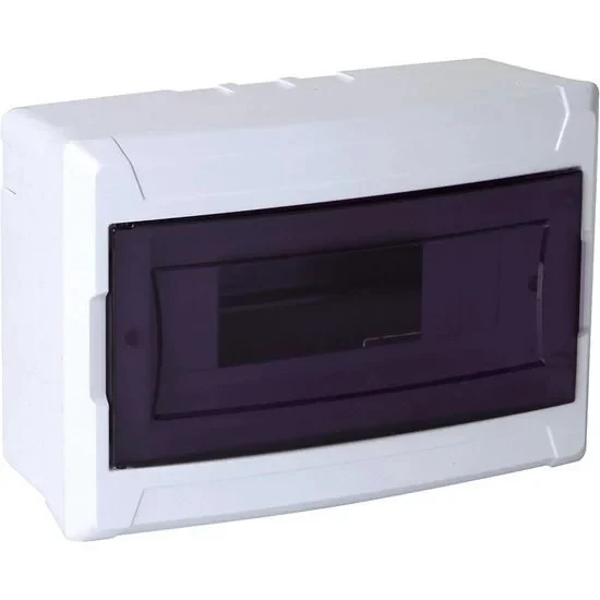 9’lu Sıva Üstü Sigorta Kutusu Kompakt Tasarım Kolay Montaj Elektrik Panosu