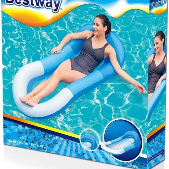 Fileli Mavi Renk Deniz Yatağı 160 Cm x 84 Cm - 4