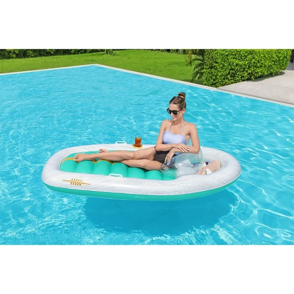 Kayık Şekilli Bardaklıklı Deniz Yatağı 216 Cm x 117 Cm - 2