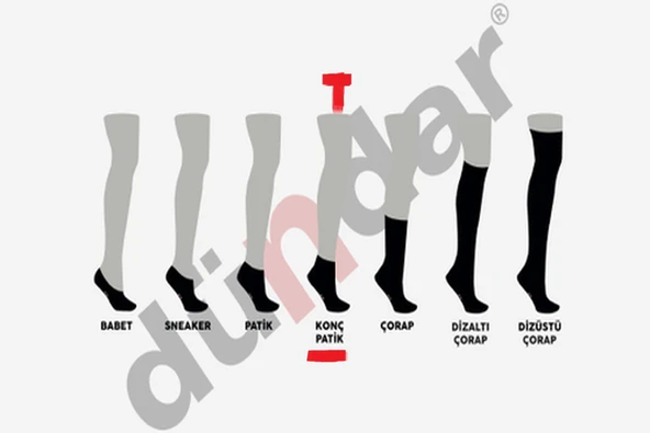 Dündar Kadın Unisex Bambu KONÇ Diyabetik Çorap 0614 - 12 Adet  Karışık Renk 36-40 - Resim 7