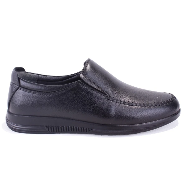 Dagoster DMA08-2005 Siyah Ortopedik Günlük Deri Erkek Ayakkabı - Resim 2