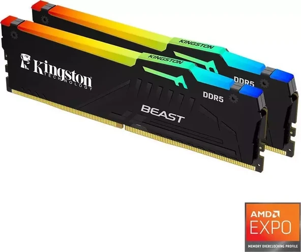 64 GB DDR5 6400 KINGSTON BEAST RGB EXPO KF564C32BBEAK2-64TR