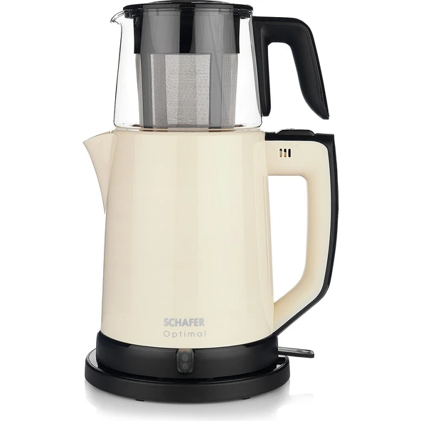 Schafer Optimal Pls Elektrikli Çay Makinesi - Krem Rengi - 2