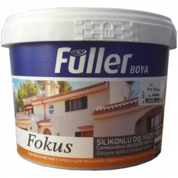 Füller Focus Silikonlu Dış Cephe Boyası 3,5 Kg Beyaz N
