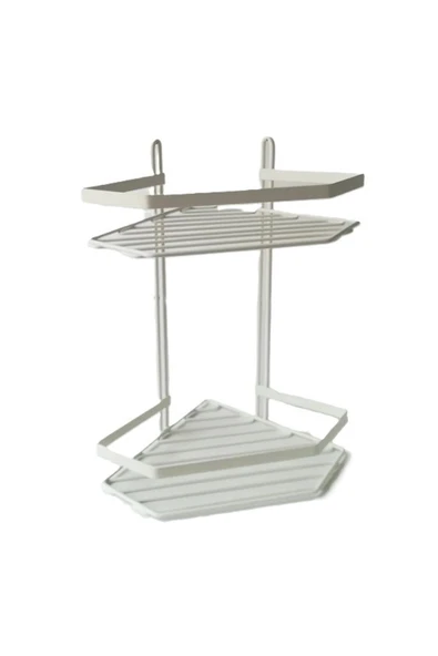 LİDER 2 Lİ BEŞGEN KÖŞE RAF BEYAZ - Resim 2