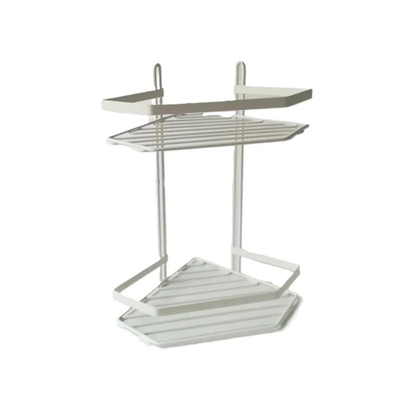 LİDER 2 Lİ BEŞGEN KÖŞE RAF BEYAZ - Resim 3