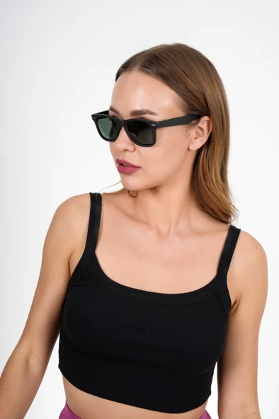 101 C3 Black/Green Olivier Philippe Polarize Güneş Gözlüğü - 2
