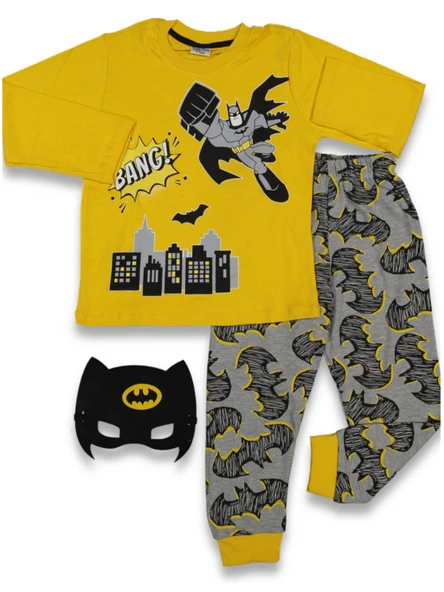 BATMAN BASKILI ERKEK PİJAMA TAKIMI - 2