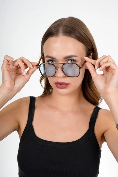 0039 Brown/Blue 54 Olivier Philippe Güneş Gözlüğü - 8