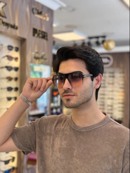 110 C24 56 Olivier Philippe Güneş Gözlüğü - Resim 3