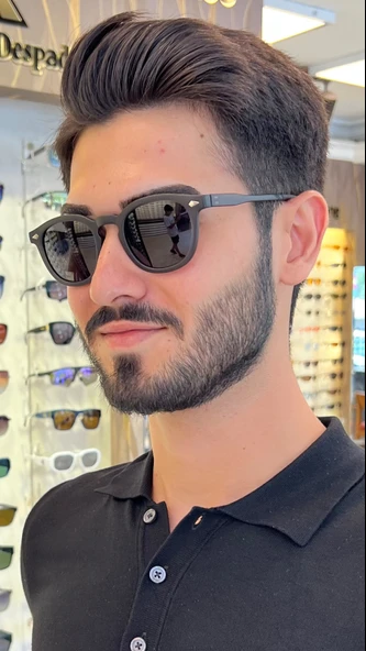 1063 C44 49 Olivier Philippe Polarize Güneş Gözlüğü - Resim 7