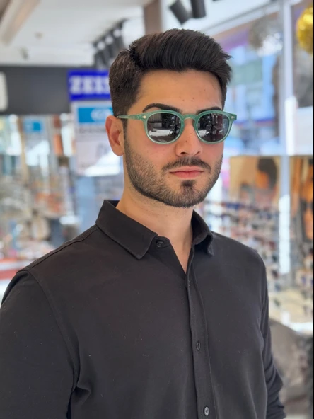 1063 C129 49 Olivier Philippe Polarize Güneş Gözlüğü - Resim 5