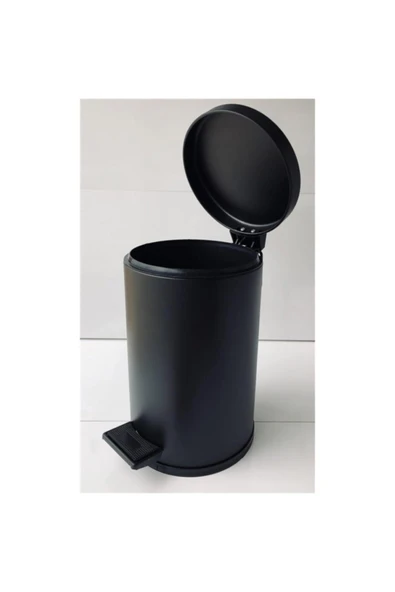 LİDER 5 LT ÇÖP KOVASI PEDALLI (SİYAH) - 3