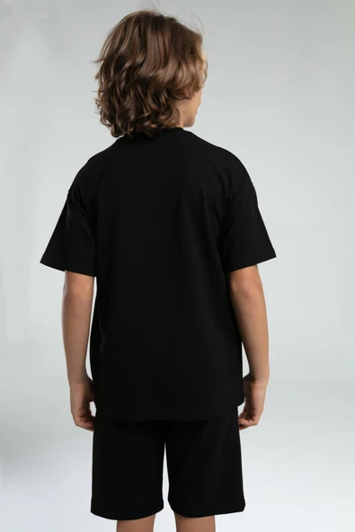 Kappa 36225 Erkek Çocuk Şortlu Pijama Bermuda Takım - 11