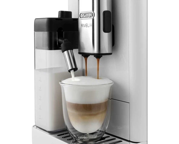 Delonghi Rivelia EXAM440.55.W Tam Otomatik Espresso Kahve Makinesi Beyaz - 5
