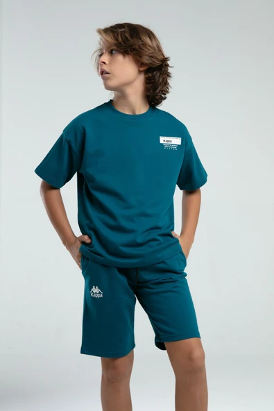 Kappa 36225 Erkek Çocuk Şortlu Pijama Bermuda Takım - 2