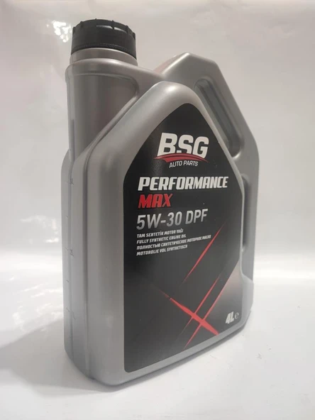 BSG PERFORMANCE MAX TAM SENTETİK DPF (PARTİKÜLLÜ) MOTOR YAĞI 5W-30 4 Litre - 3