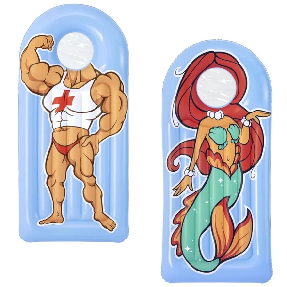 Pencereli Resim Desenli Deniz Yatağı 188 Cm x 89 Cm