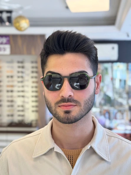 907 C4 -51 Olivier Philippe Polarize Güneş Gözlüğü - Resim 2