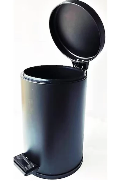 LİDER 5 LT ÇÖP KOVASI PEDALLI (SİYAH) - 6