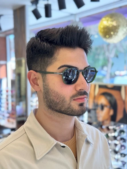 907 C4 -51 Olivier Philippe Polarize Güneş Gözlüğü - Resim 3