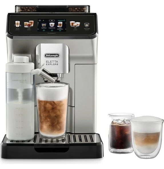 Delonghi Eletta Explore Cold Brew ECAM450.65.S Tam Otomatik Kahve Makinesi