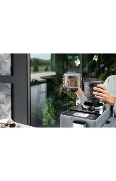 Delonghi Rivelia Serisi EXAM440.55.G Tam Otomatik Kahve Makinesi - Gri - 6
