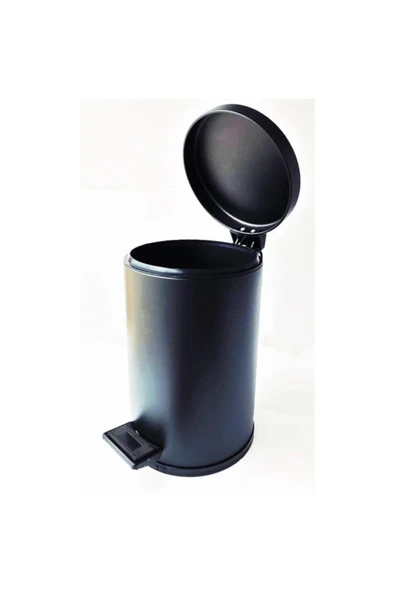 LİDER 5 LT ÇÖP KOVASI PEDALLI (SİYAH)