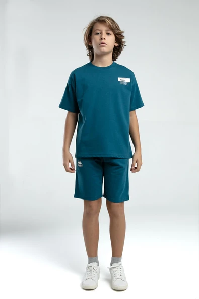 Kappa 36225 Erkek Çocuk Şortlu Pijama Bermuda Takım - 4