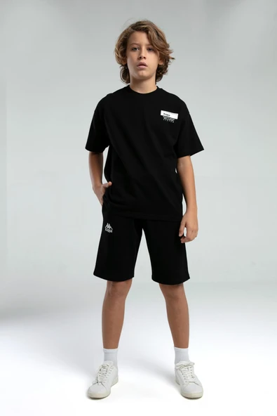 Kappa 36225 Erkek Çocuk Şortlu Pijama Bermuda Takım - 7