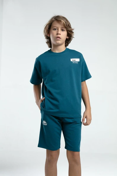Kappa 36225 Erkek Çocuk Şortlu Pijama Bermuda Takım - 5