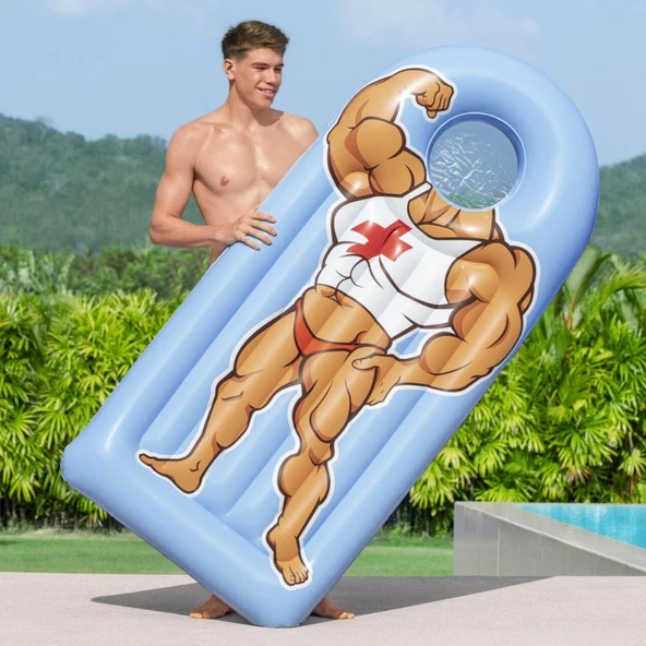 Pencereli Resim Desenli Deniz Yatağı 188 Cm x 89 Cm - 3